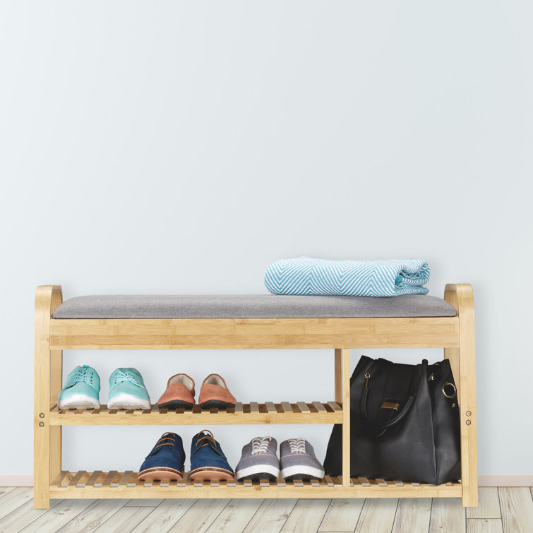 Ebern Designs Schuhaufbewahrungsbank für 7 Paar Schuhe | Wayfair.de